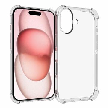 iPhone 16 Wstrząsoodporne Etui z TPU - Przezroczyste