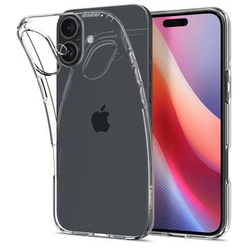 iPhone 16 Spigen Liquid Crystal Etui z TPU - Transparentny