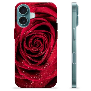 Etui TPU - iPhone 16 - Róża