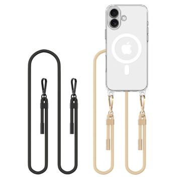 iPhone 16 Tech-Protect FlexAir Chain MagSafe Etui - Czarny i szary