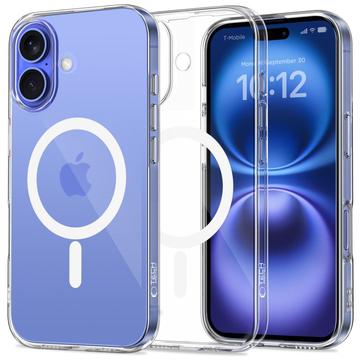 Etui Magnetyczny z TPU iPhone 16 Tech-Protect FlexAir - przezroczyste