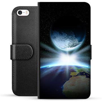 Etui Portfel Premium - iPhone 5/5S/SE - Kosmos