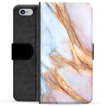 Etui Portfel Premium - iPhone 6 Plus / 6S Plus - Elegancki Marmur