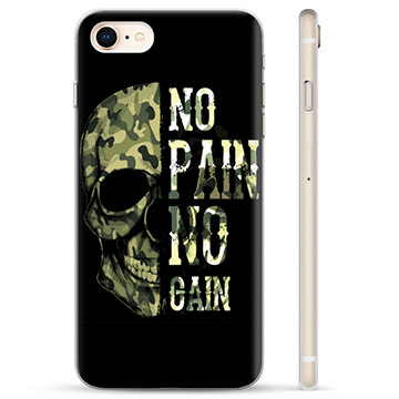 Etui TPU - iPhone 7/8/SE (2020)/SE (2022) - No Pain, No Gain