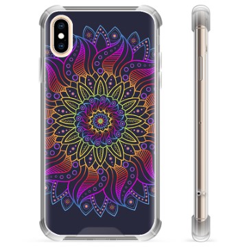 Etui Hybrydowe - iPhone X / iPhone XS - Kolorowa Mandala