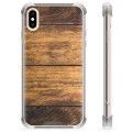 Etui Hybrydowe - iPhone X / iPhone XS - Drewno