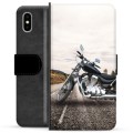 Etui Portfel Premium - iPhone X / iPhone XS - Motocykl