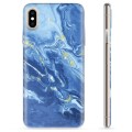 Etui TPU - iPhone X / iPhone XS - Kolorowy Marmur