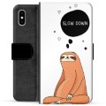 Etui Portfel Premium - iPhone X / iPhone XS - Slow Down